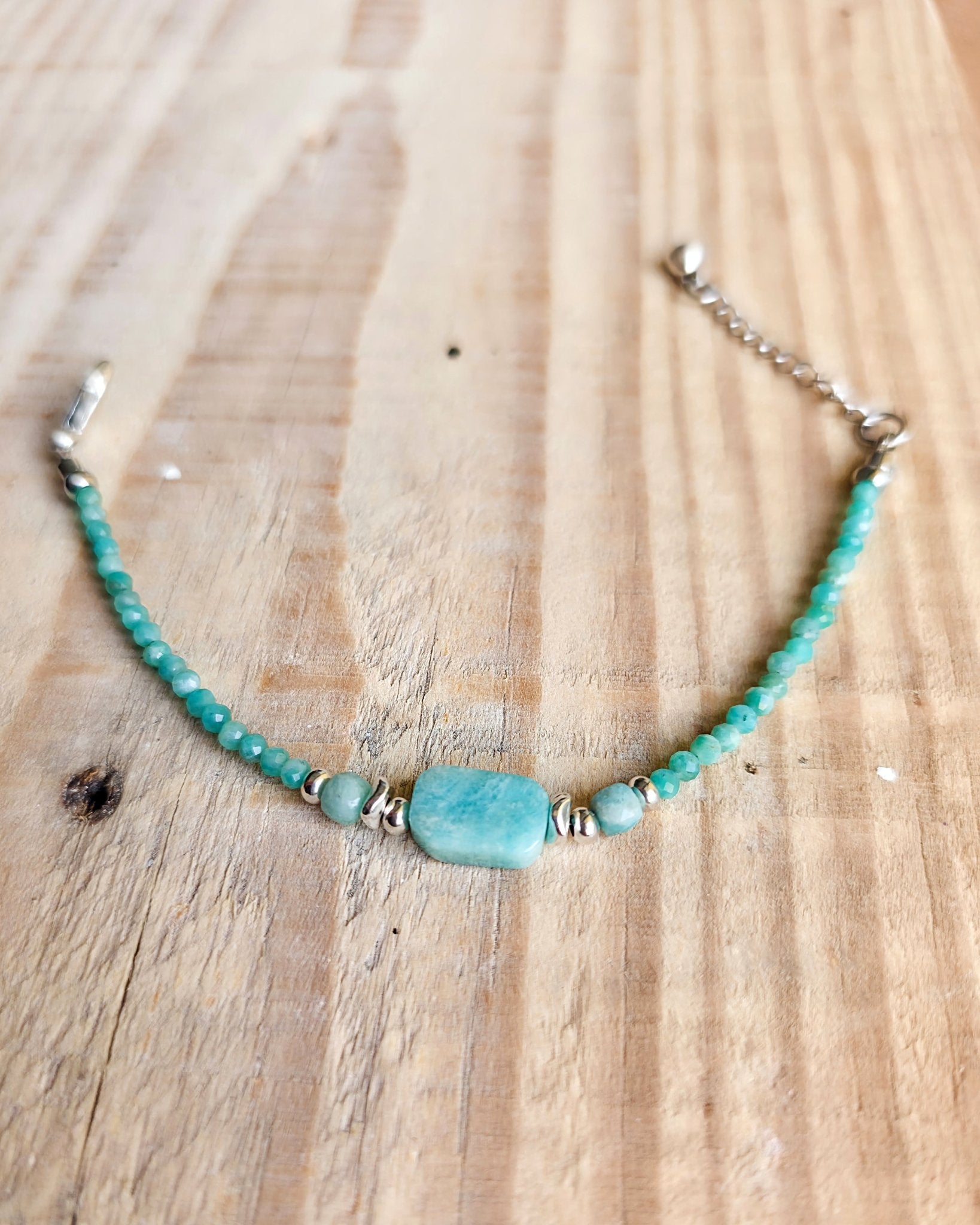 Pulseira Amazonita - Momo.lx